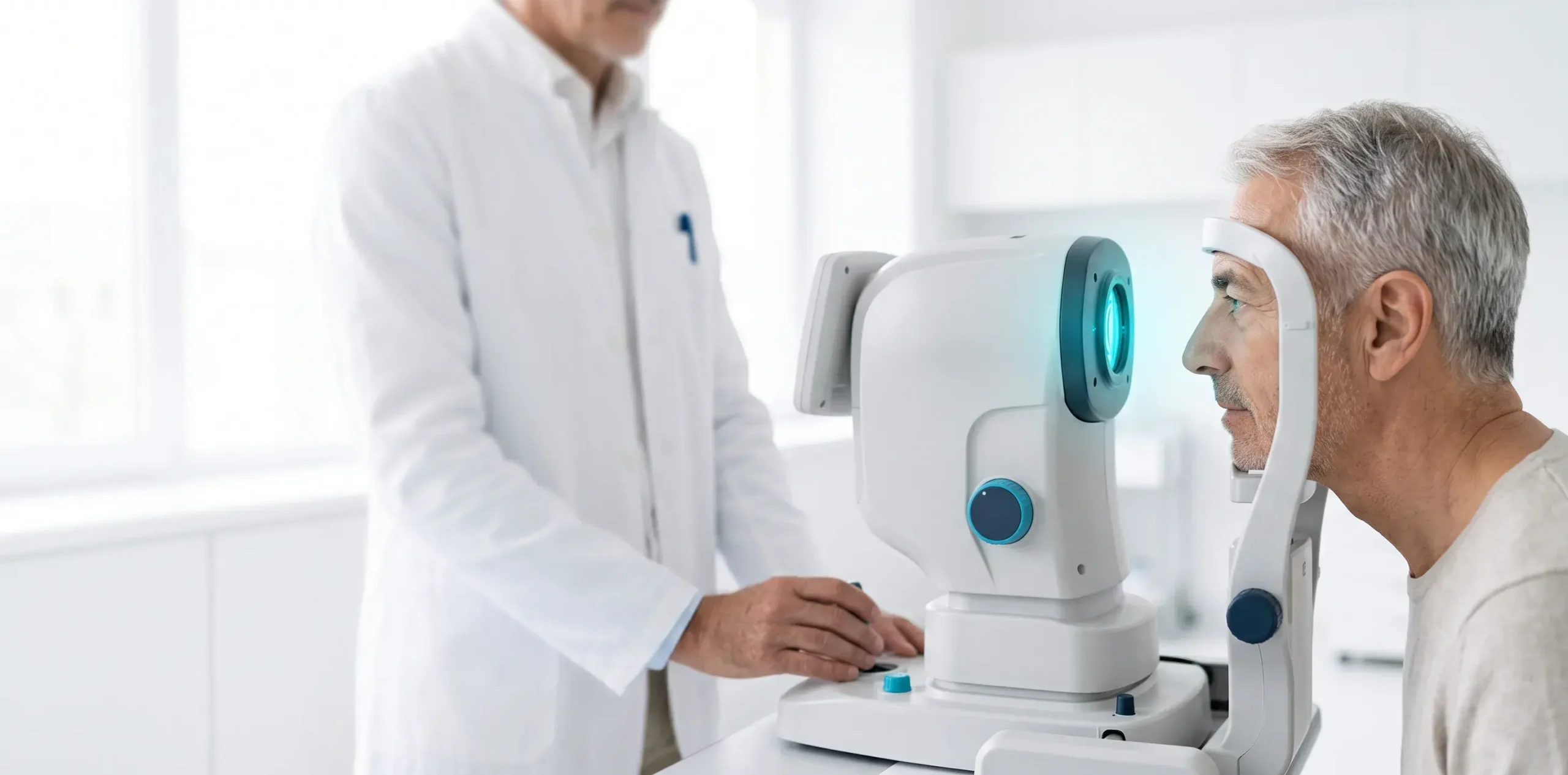Esame della retina per la diagnosi di retinopatia e maculopatia diabetica
